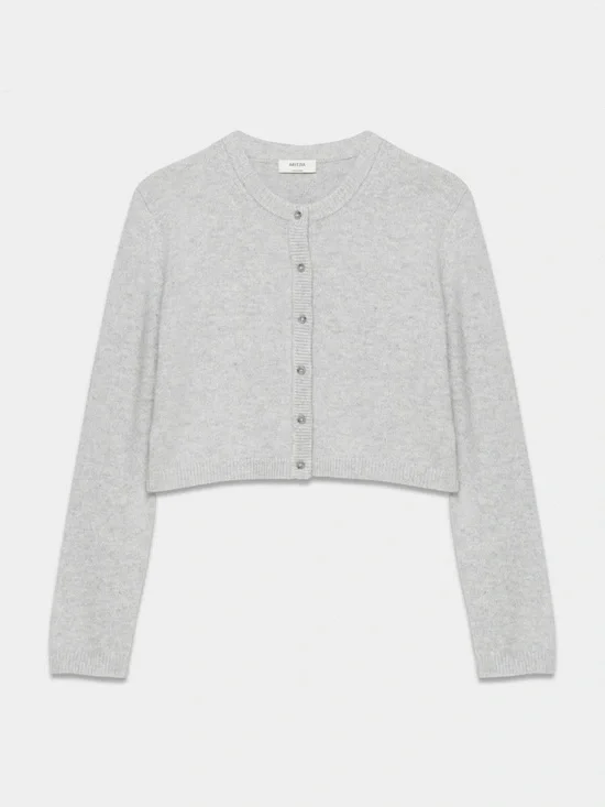 Aritzia Cashmere Relaxed Crew Cardigan - Picture 3 of 3